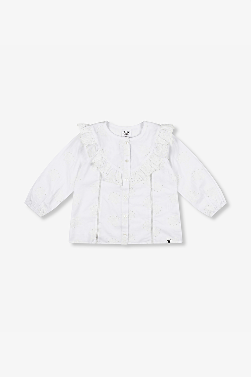 KIDS BRODERIE BLOUSE
