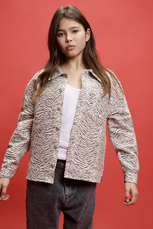 TIGER JACQUARD BOUCLE JACKET