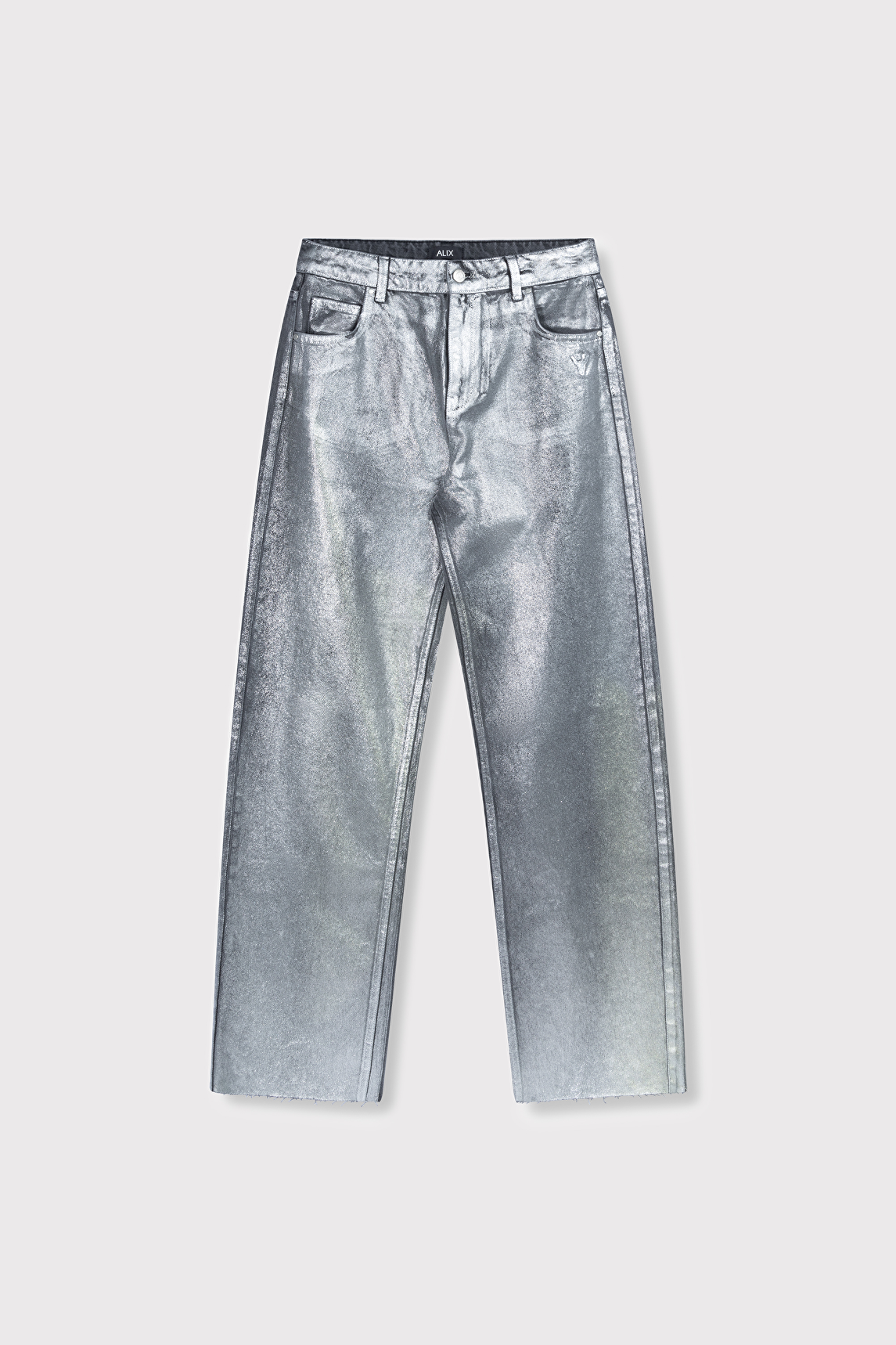 SILVER DENIM PANTS | Alix