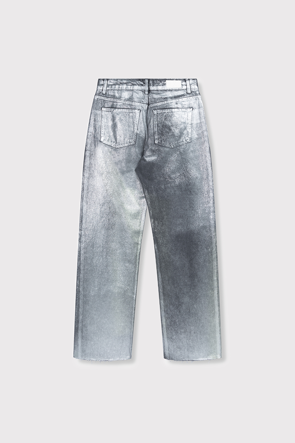 SILVER DENIM PANTS | Alix