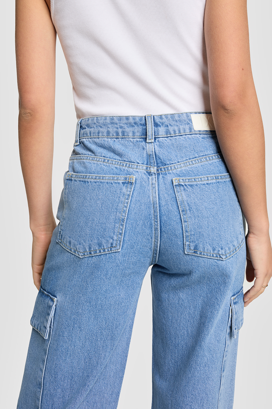 ★ALYX★ Oversized denim cargo pants blue AAUPA0376FA02BLU00 Alyx Baggy Cargo Jeans – Clothe Boutique