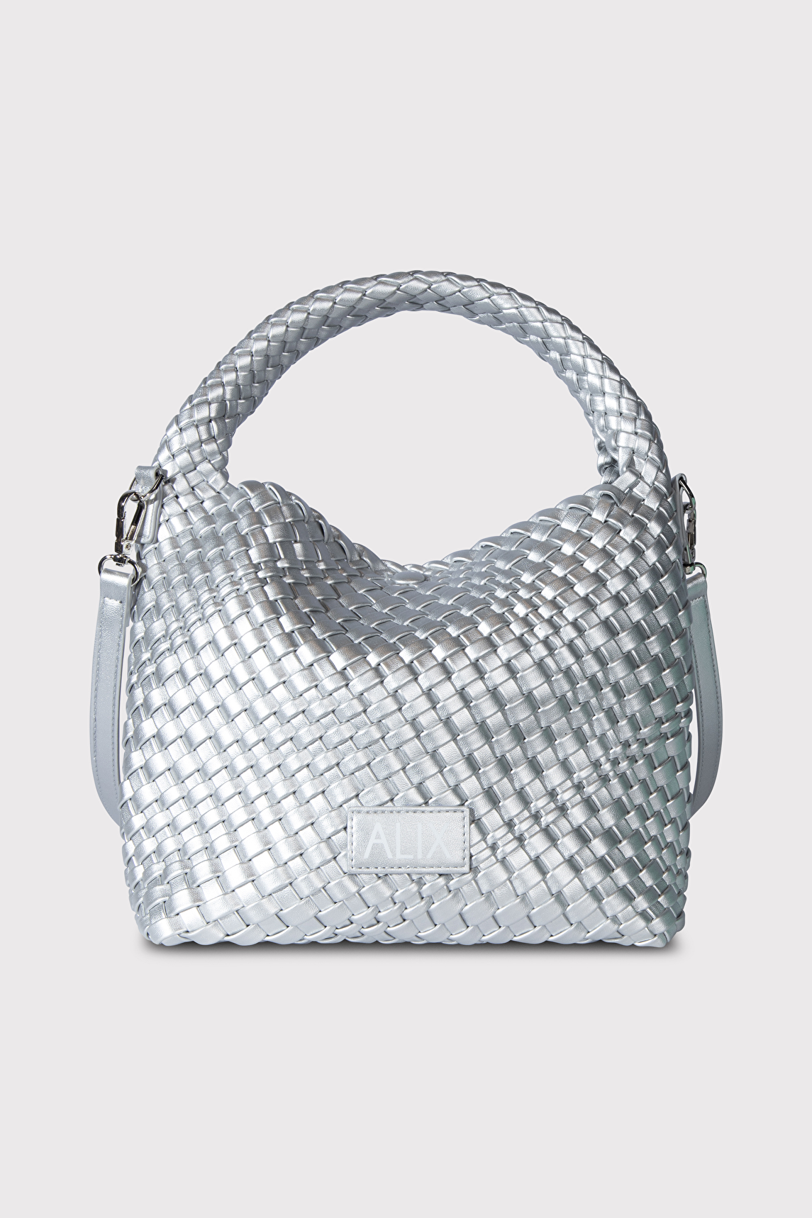 ★hai★ Laila Bag Silver SILVER BRAIDED BAG | Alix