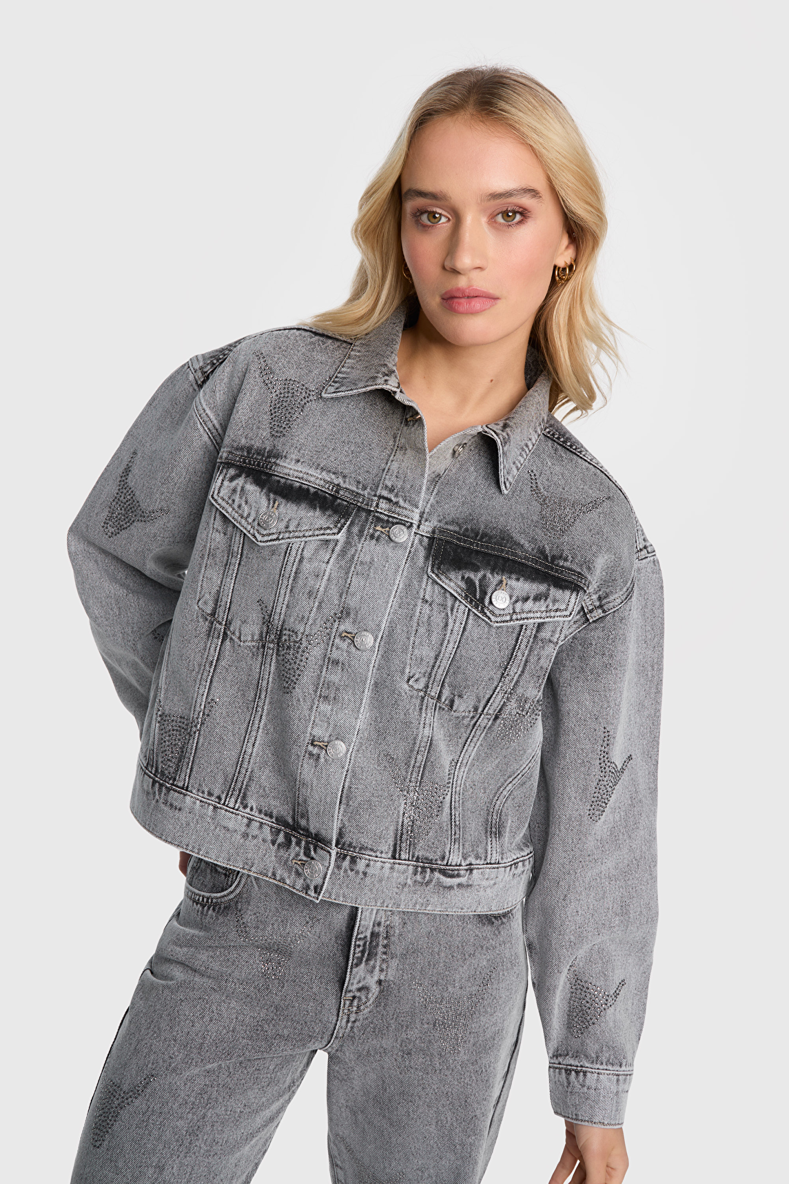 STRASS BULL JACKET | Alix