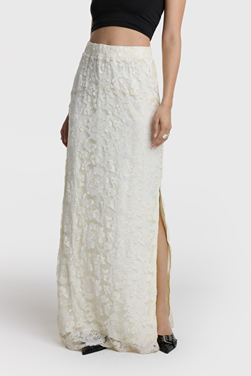 MAXI LACE SKIRT | Alix