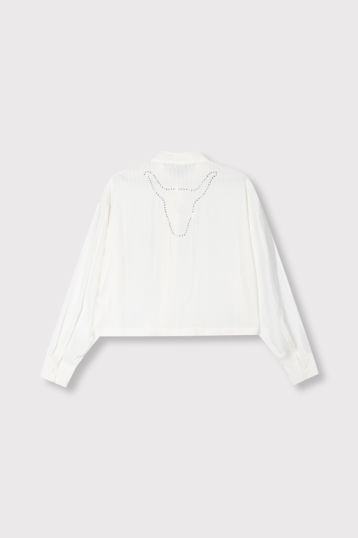 STRIPY CROPPED BLOUSE | Alix