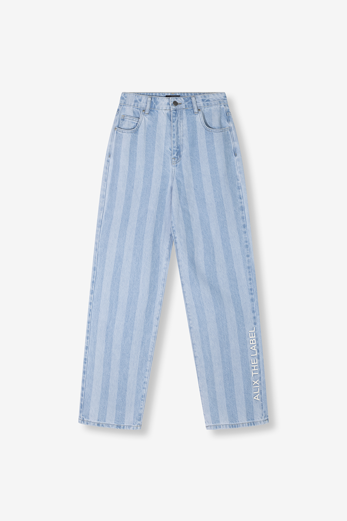 STRIPE DENIM PANTS | Alix