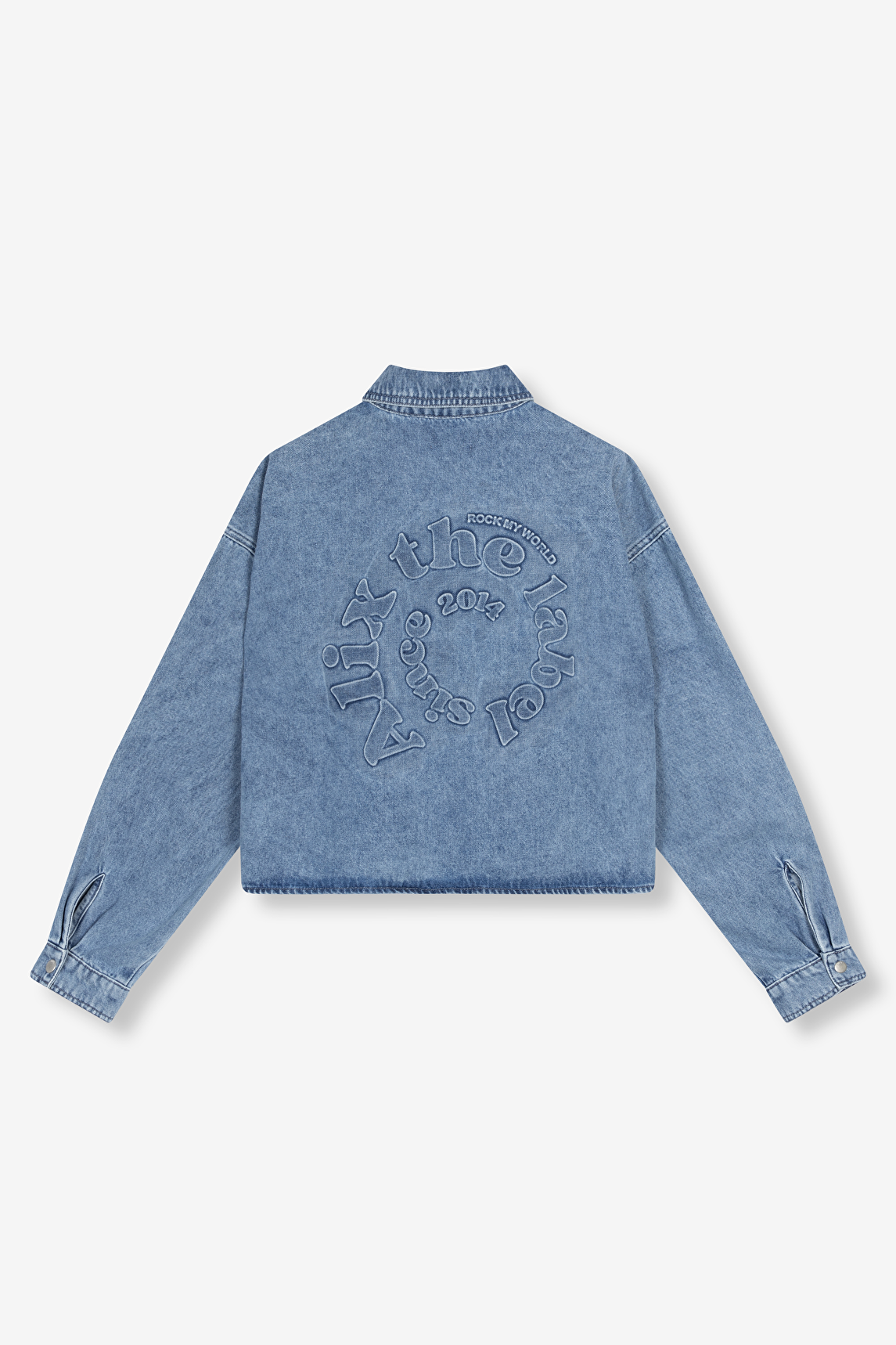 SOFT DENIM CROPPED BLOUSE | Alix
