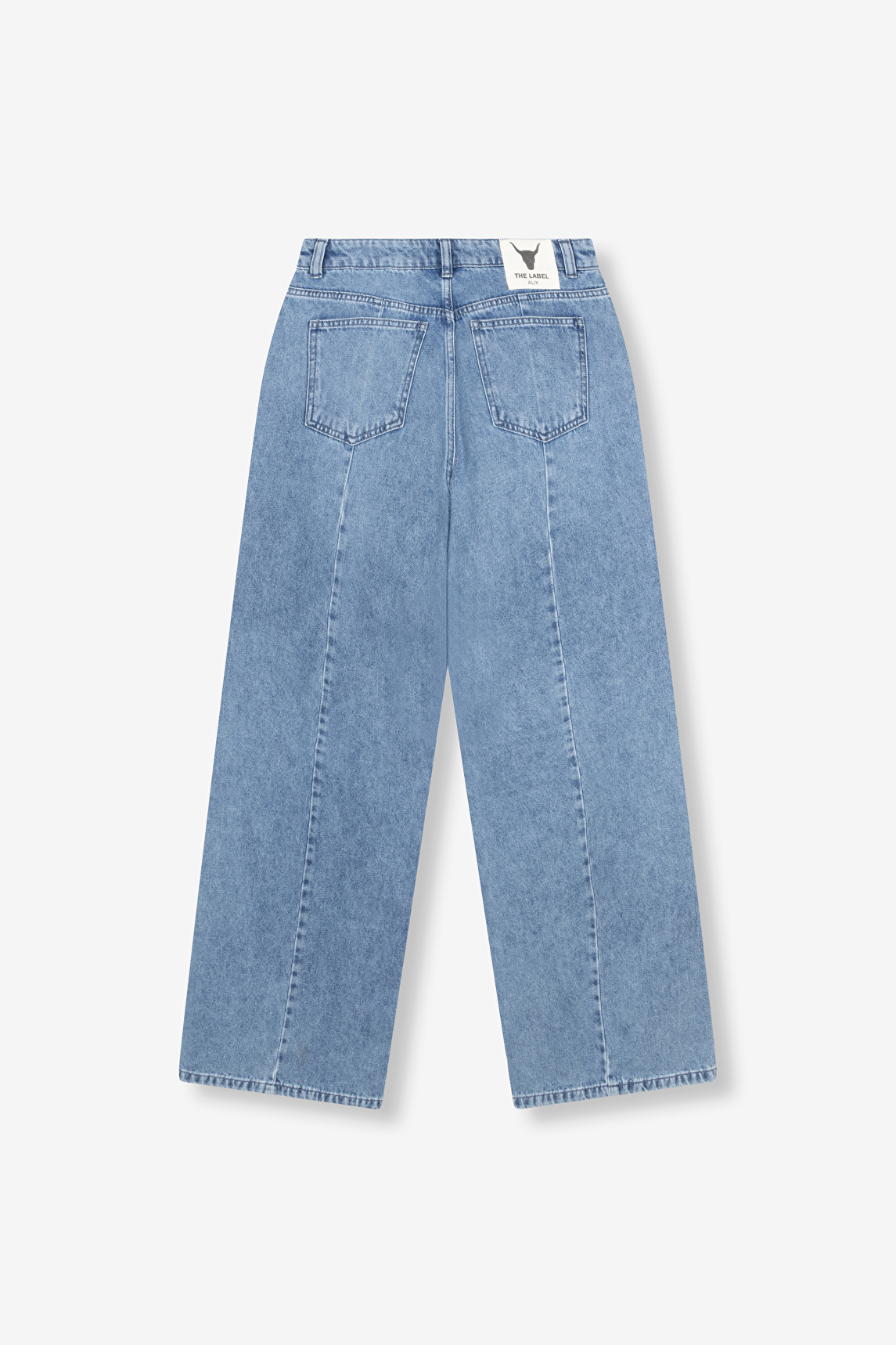 SOFT DENIM WIDE LEG PANTS | Alix