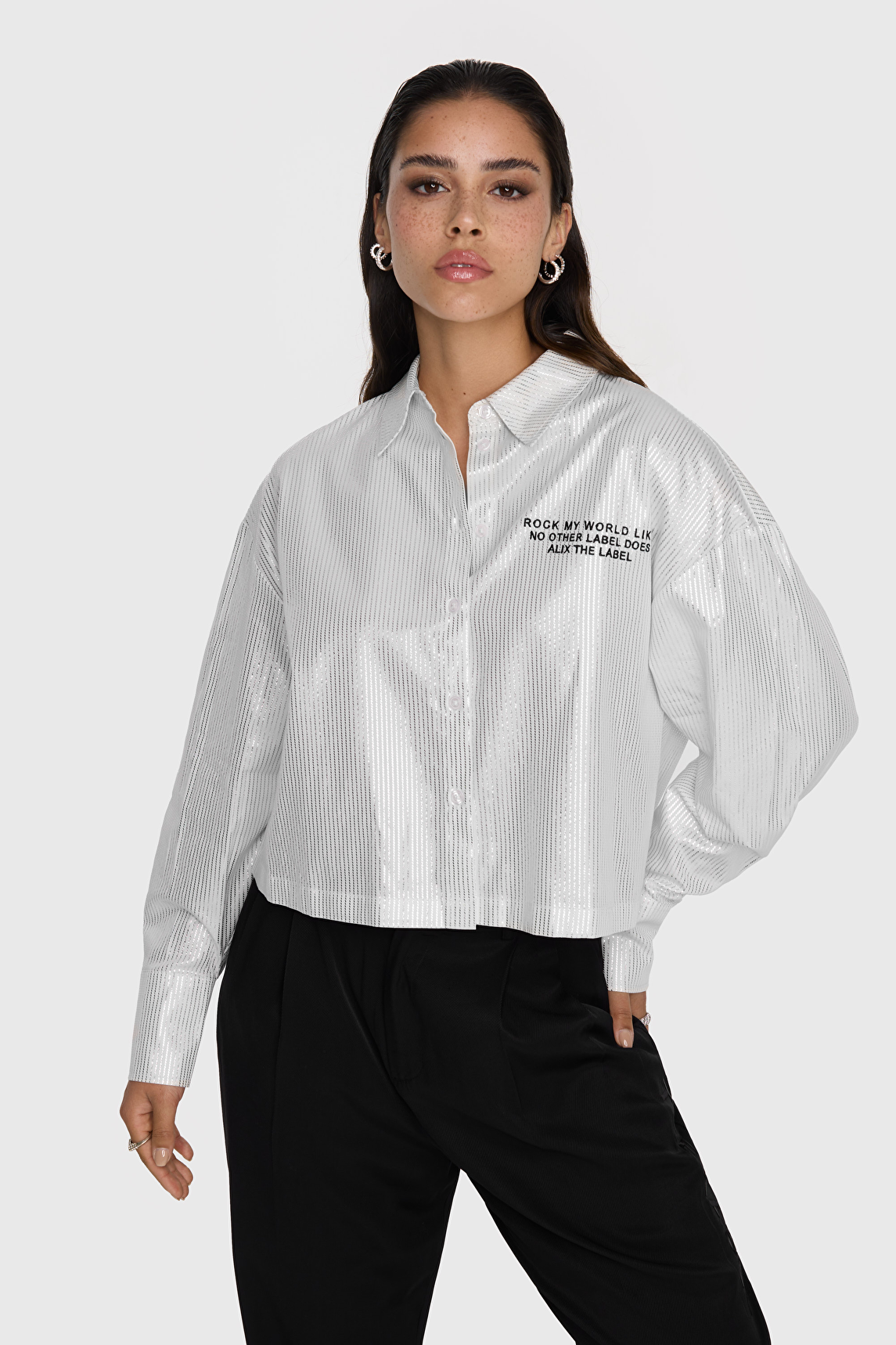 Alix Blouse | Pink Palm main image 1