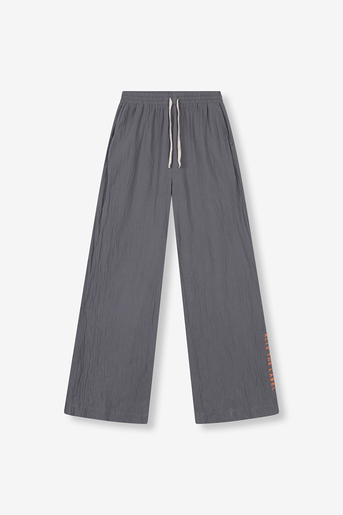 新品未使用【crinkle crinkle crinkle】pants Crinkle Fabric Pants - Lightweight Clothing for Elderly
