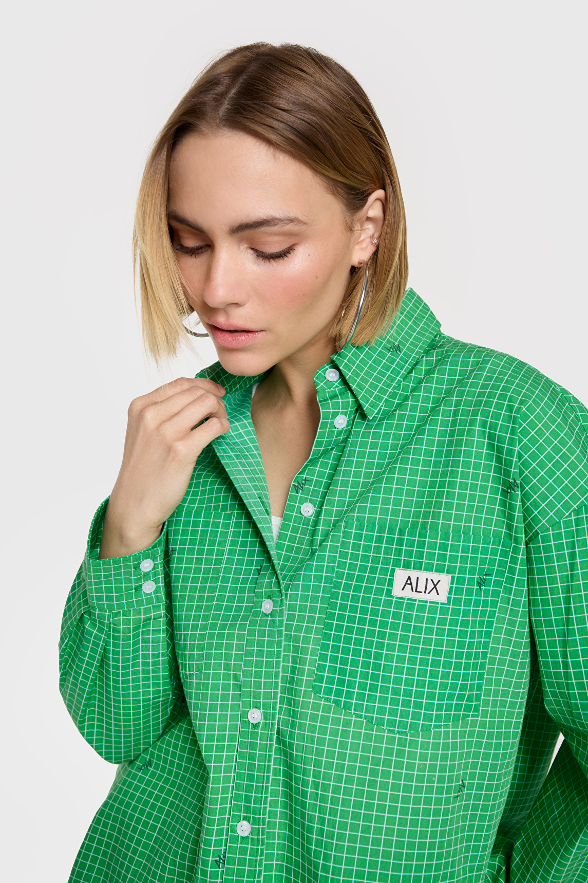 CHECKER BLOUSE | Alix