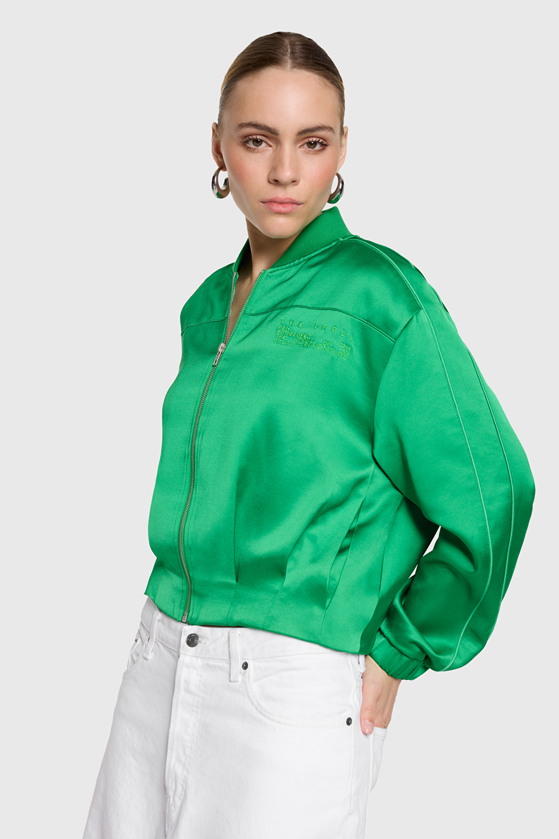 SATIN JACKET | Alix