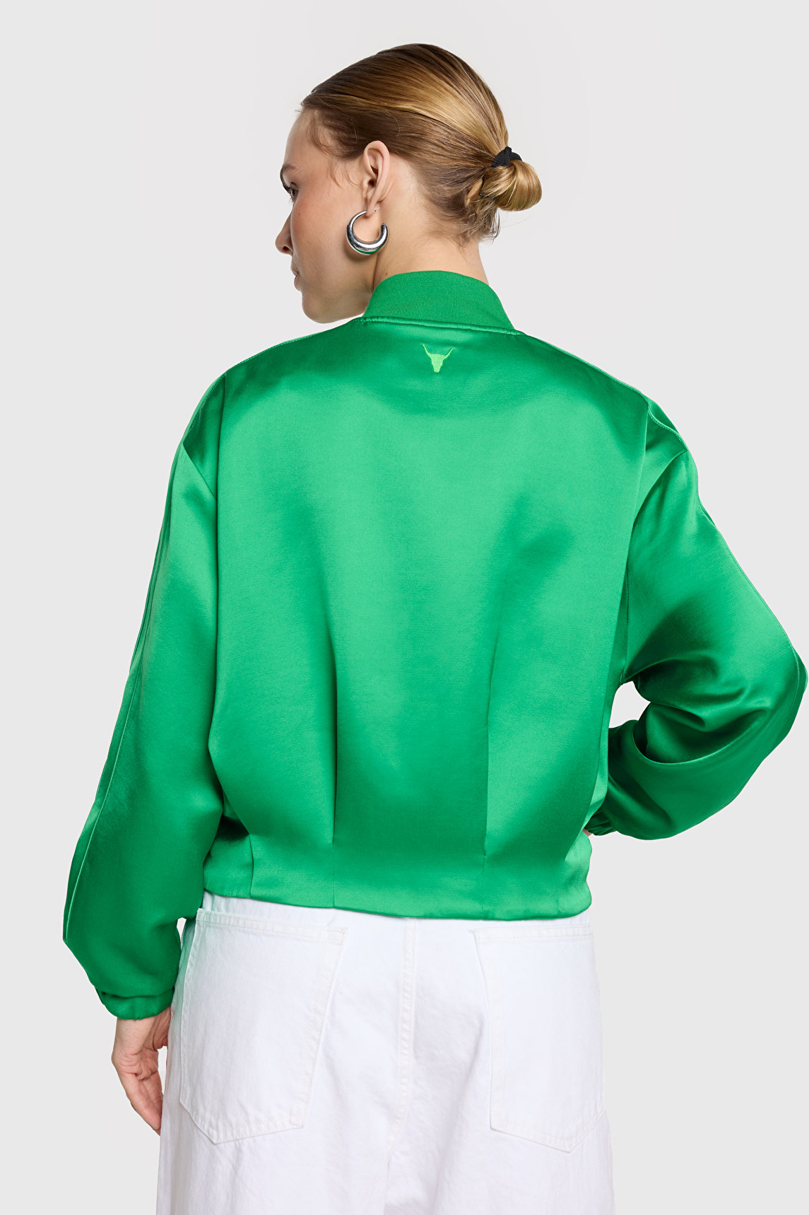 SATIN JACKET | Alix
