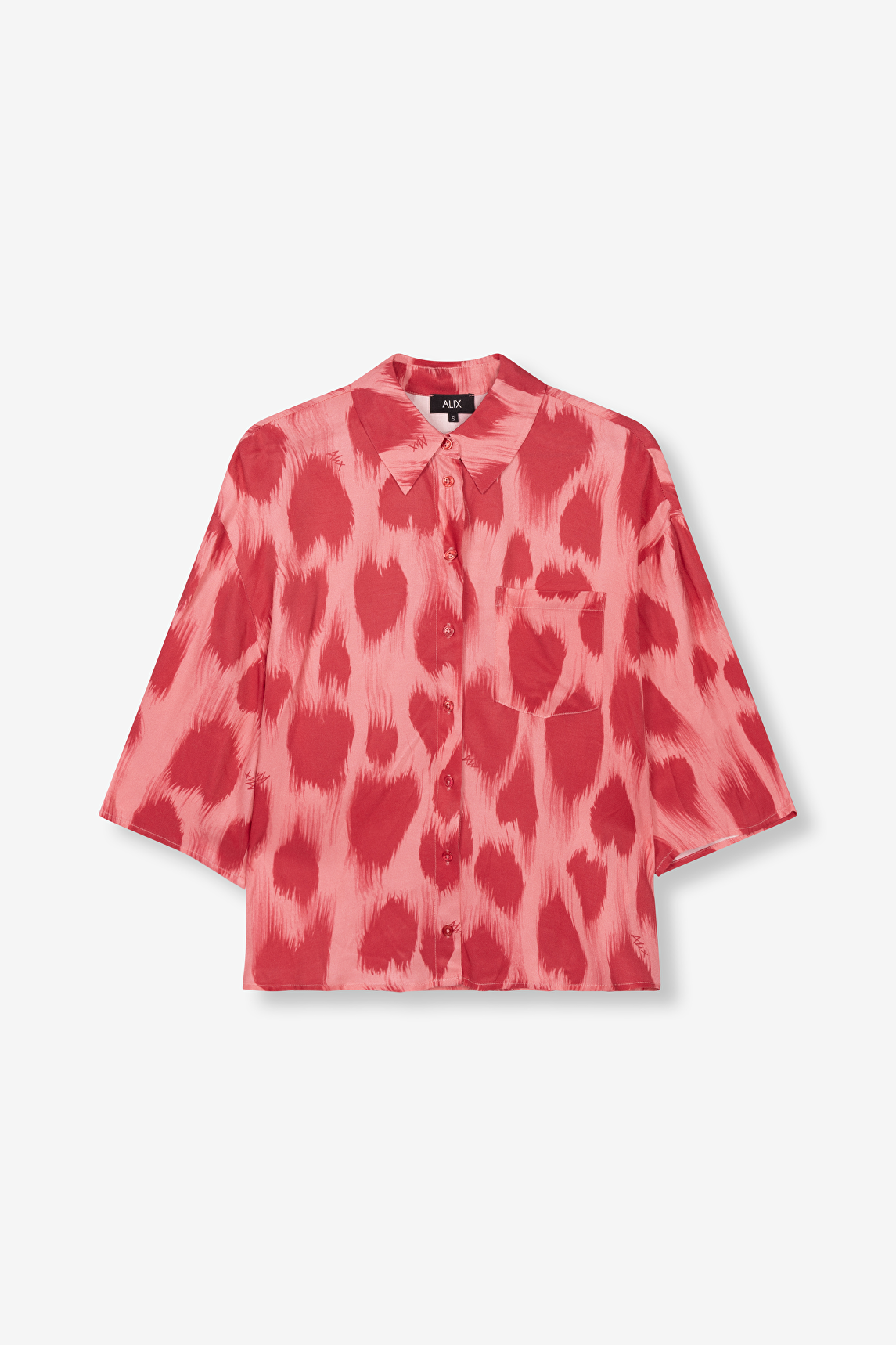 カシニョール 、【MAUVE BLOUSE WITH JABOTS】、日本未発売 Alice + Olivia Sheila Velvet Embroidered Blouson Sheer Top
