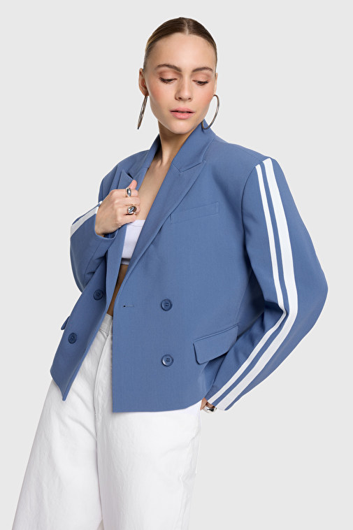 STRIPE TAPE BLAZER