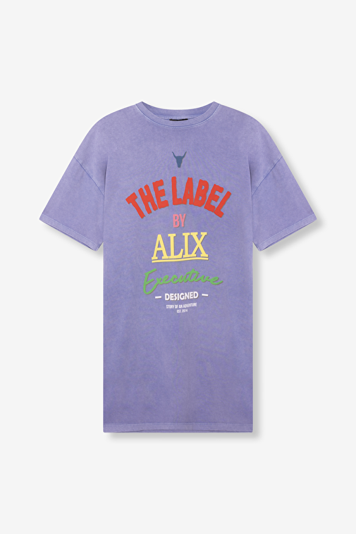 COLOURFULL THE LABEL T-SHIRT DRESS