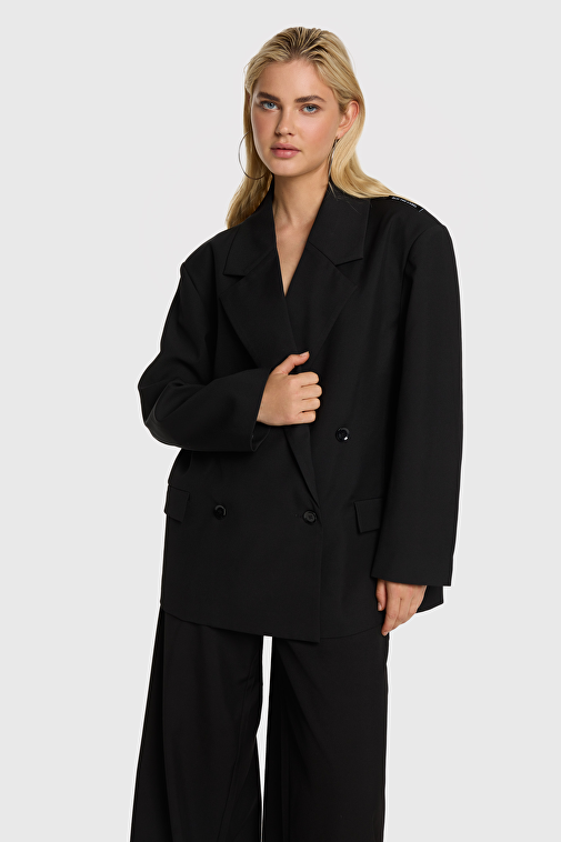 DOUBLE BREASTED BLAZER