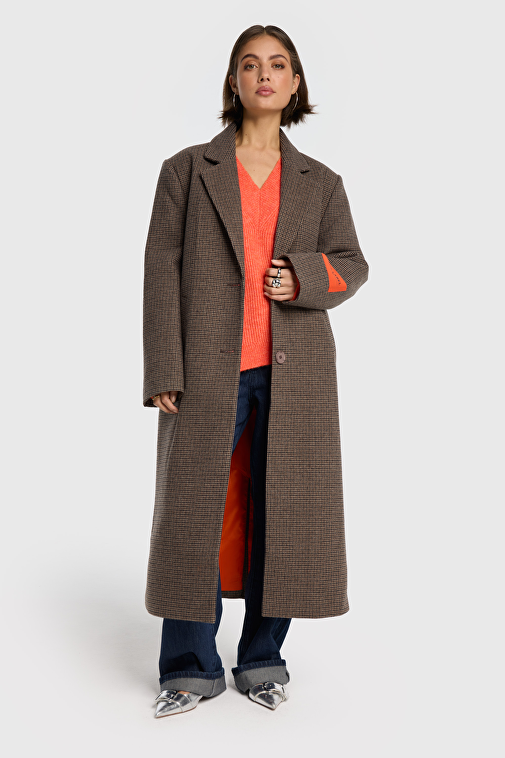 CHECKED COAT