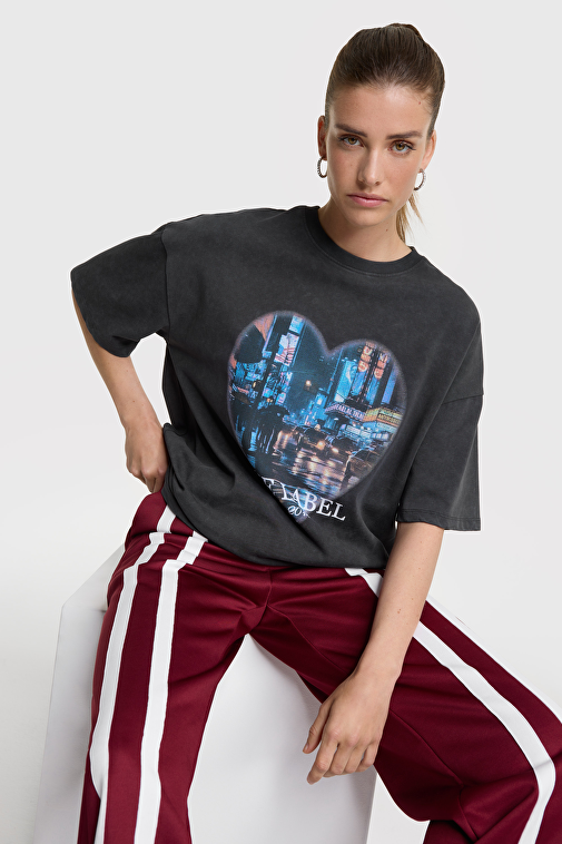 HEART PHOTOPRINT T-SHIRT