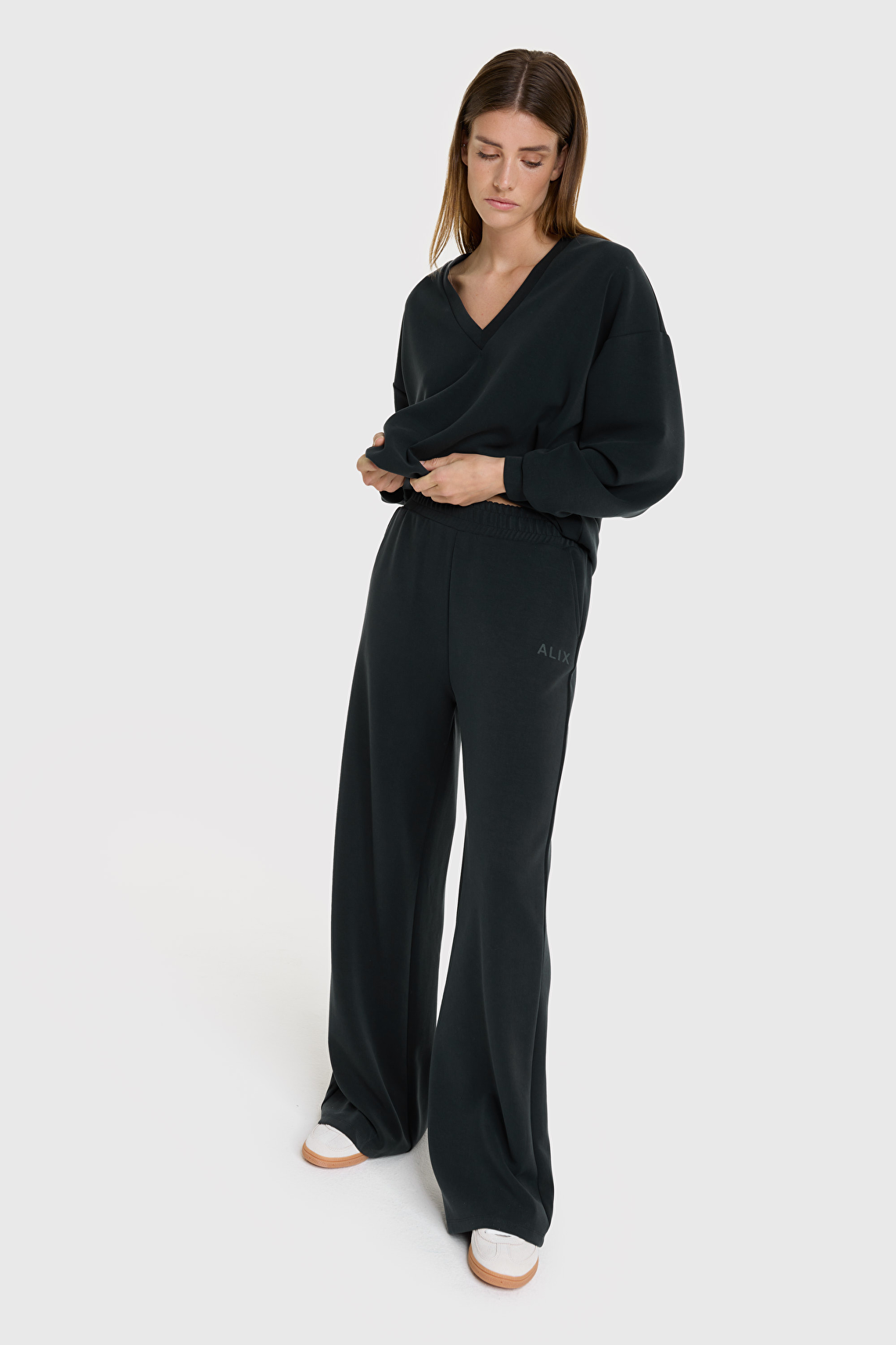 ◆あ1219◆ FLOWY WIDE LEG PANTS | Alix