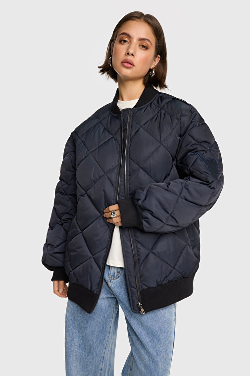 QUILTED BOMBER