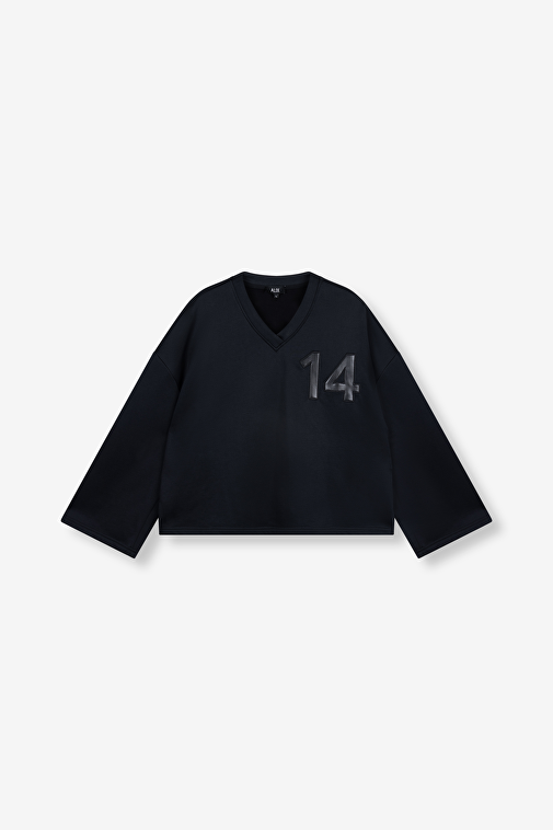 V-NECK SWEAT TOP | Alix