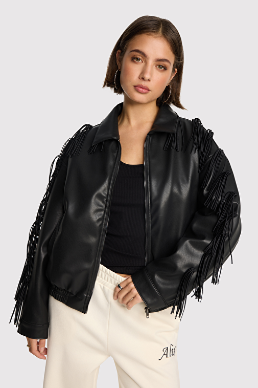 ジャケット・アウター acka fringe loose jacket ジャケット・アウター acka fringe loose jacket acka fringe