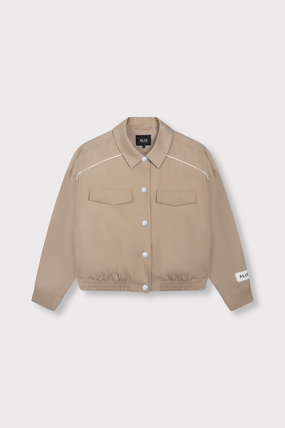 THE TOÉ Lyucus Jacket - check ベージュ Men's Padded Moleskin Jacket - Jackets & Coats - New In 2026 | Lacoste