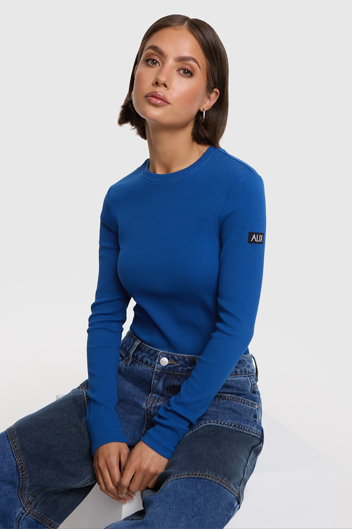 RIB LONGSLEEVE TOP | Alix