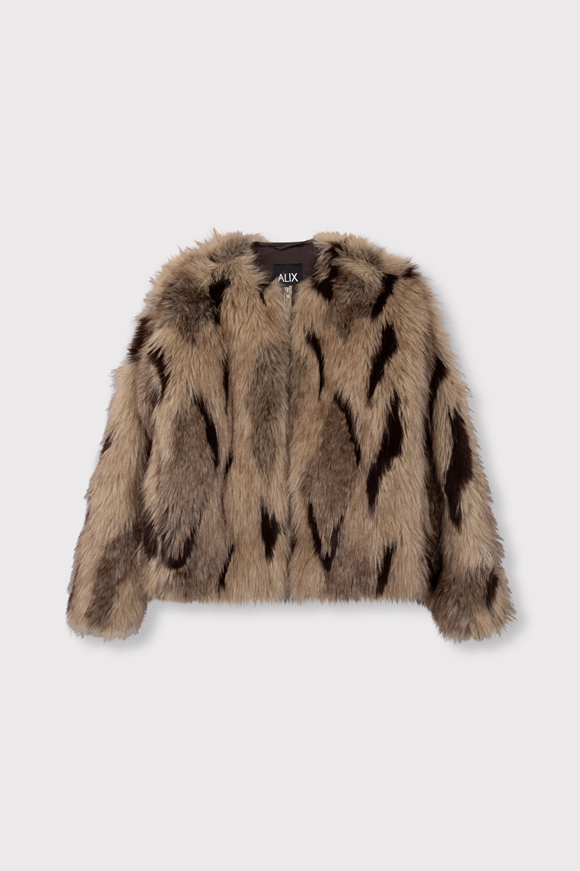 MIX FAUX FUR COAT | Alix